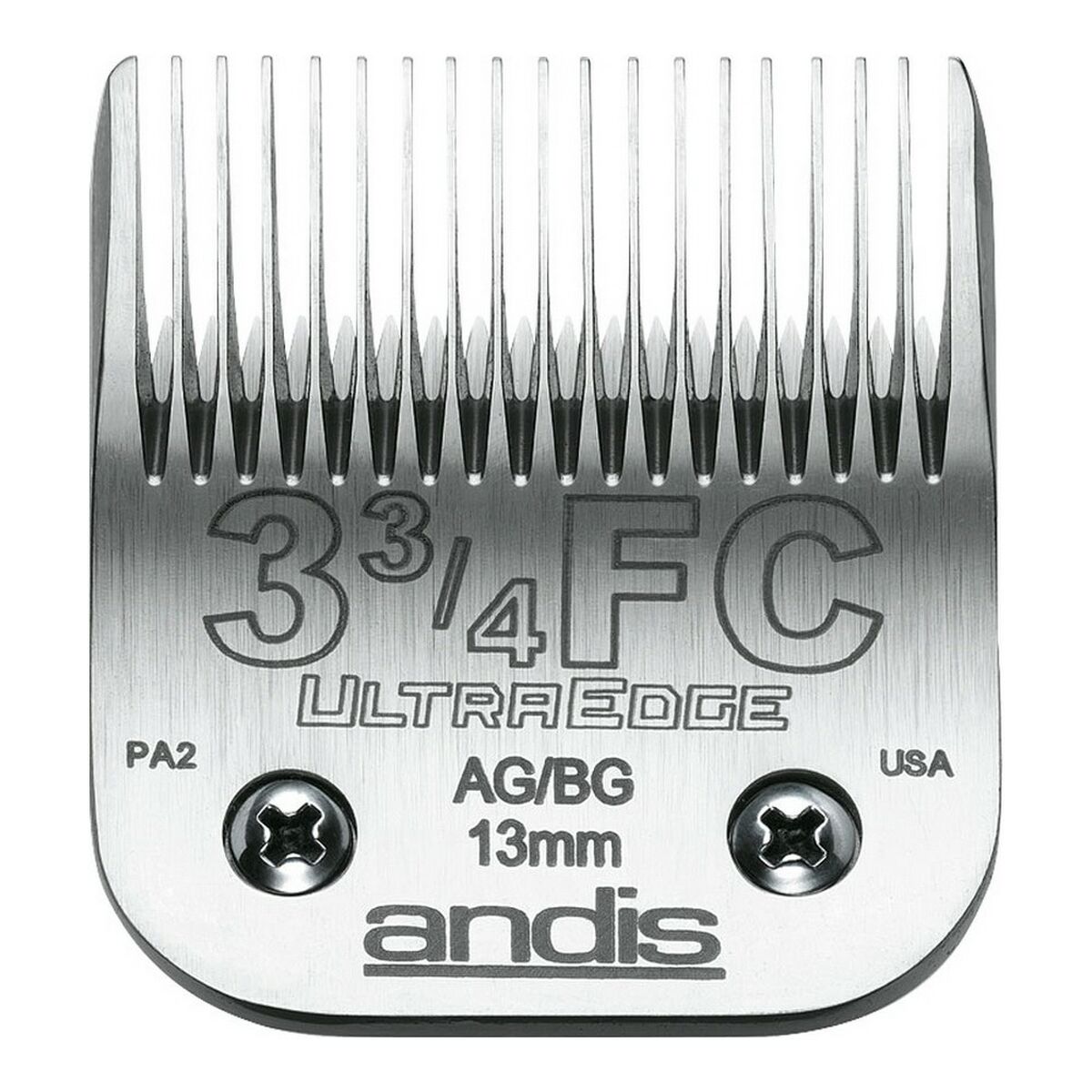 Shaving razor blades Andis 3 3/4FC Steel Chromed Shaving razor blades Andis 3 3/4FC Steel Chromed