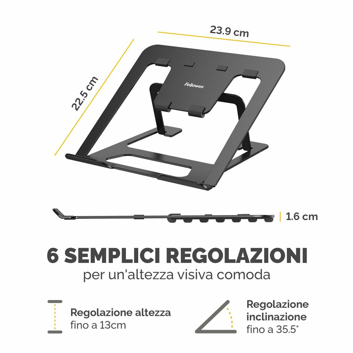 Notebook Stand Fellowes Alumia 100138868