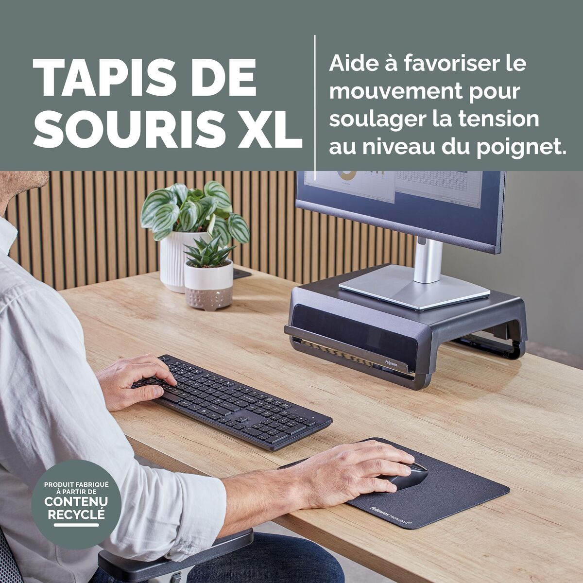 Mouse Mat Fellowes 100138995 Black