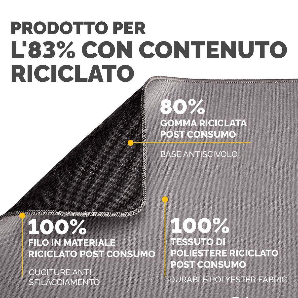 Mouse Mat Fellowes 100139316 Grey