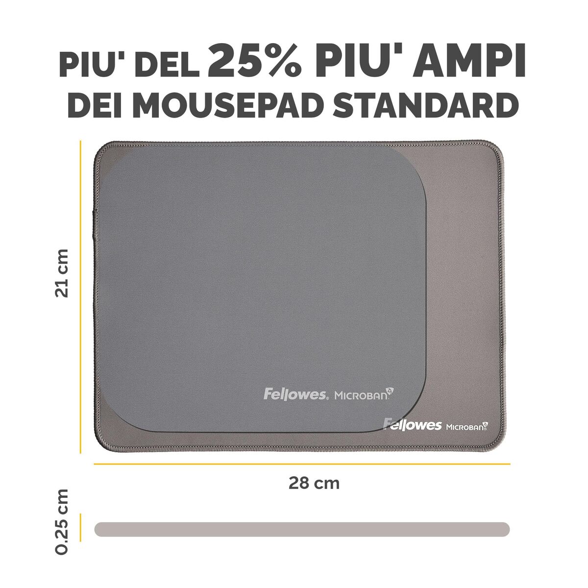Mouse Mat Fellowes 100139316 Grey