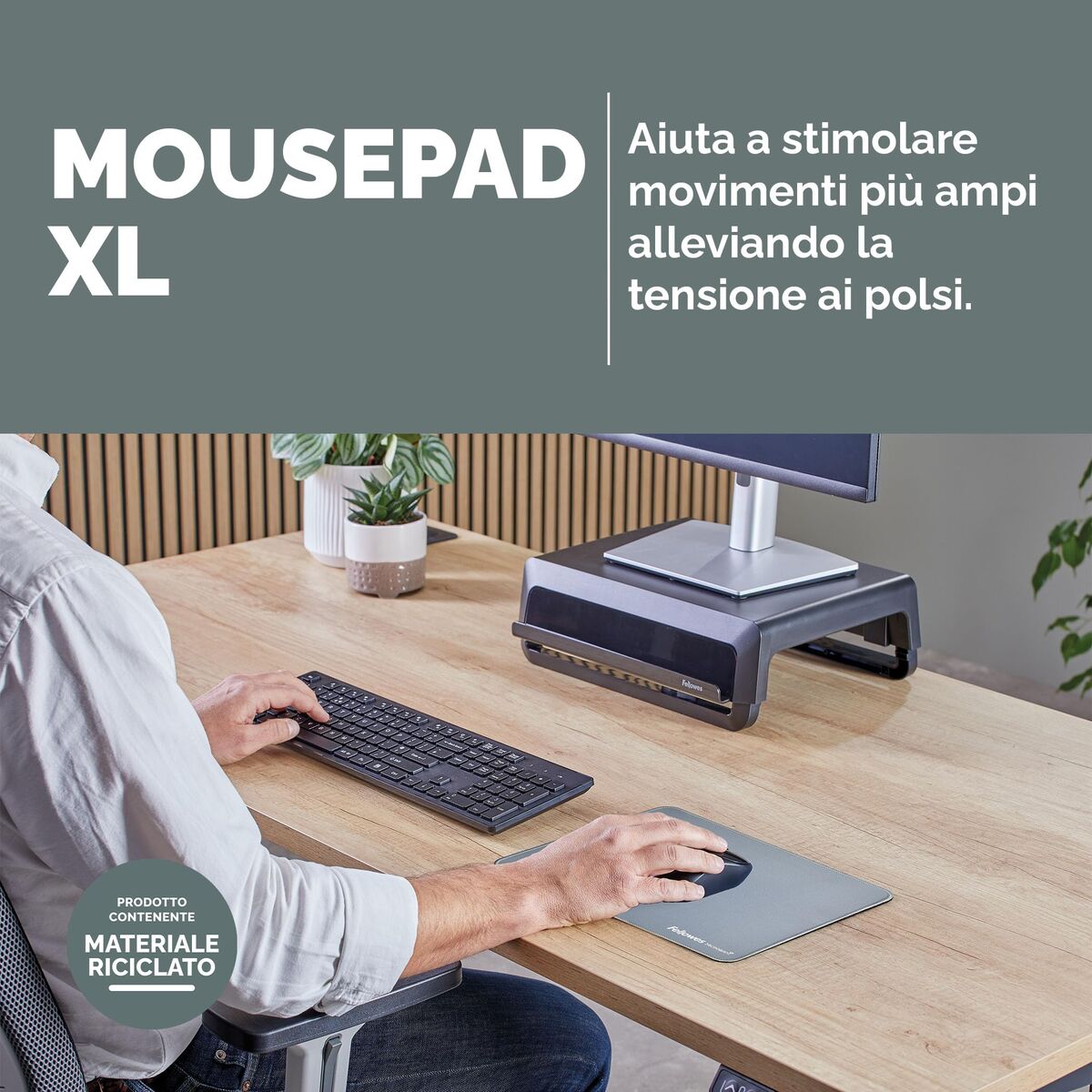 Mouse Mat Fellowes 100139317 Blue