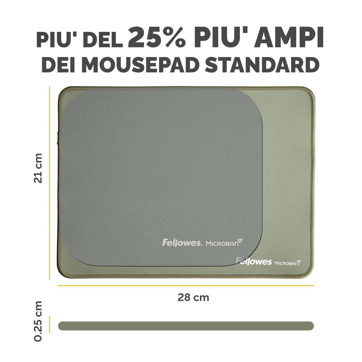 Mouse Mat Fellowes 100139318 Green