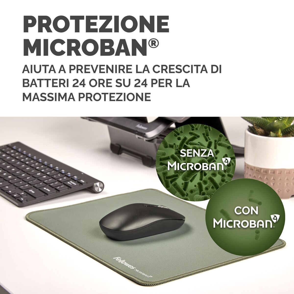 Mouse Mat Fellowes 100139318 Green