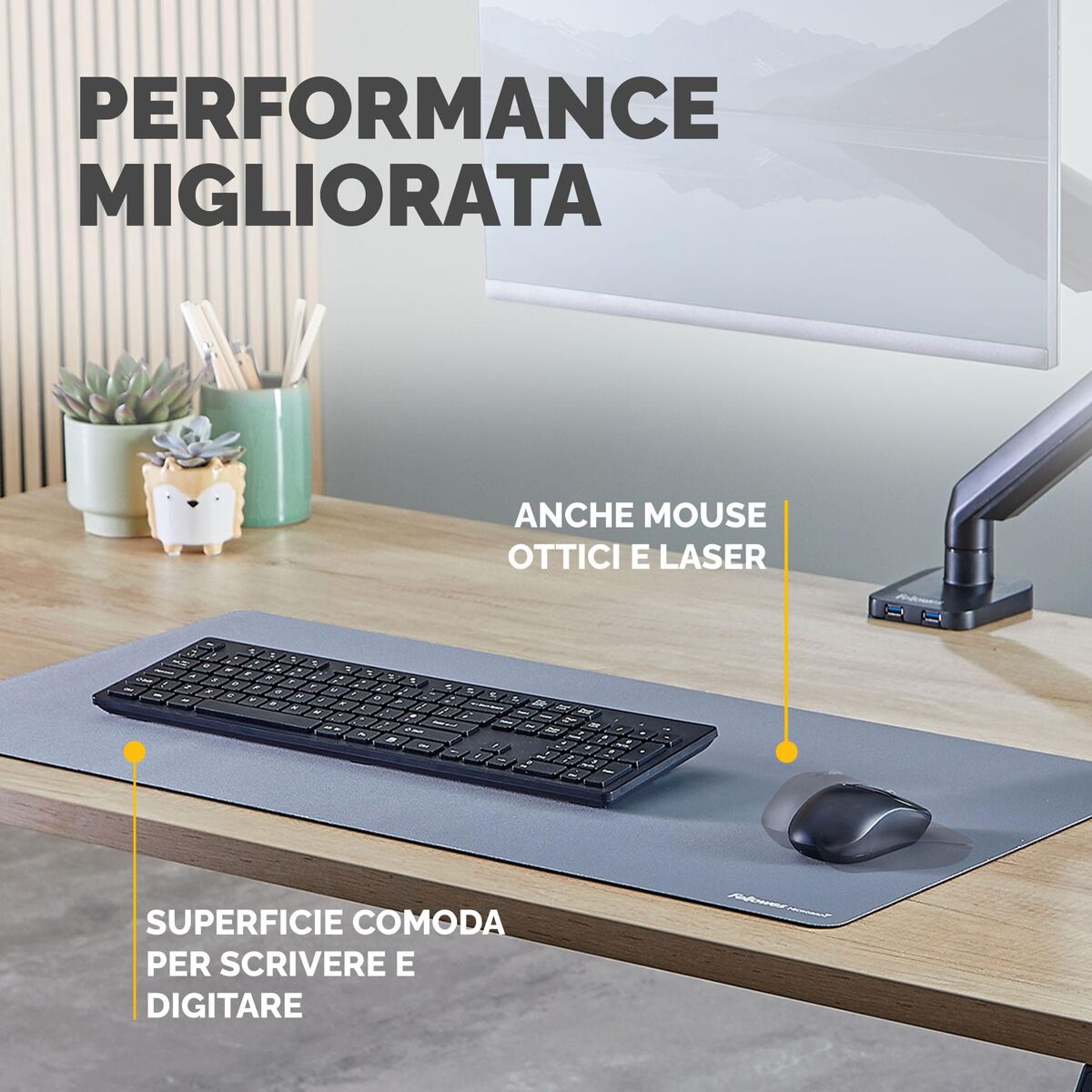 Mouse Mat Fellowes 100139322 Blue