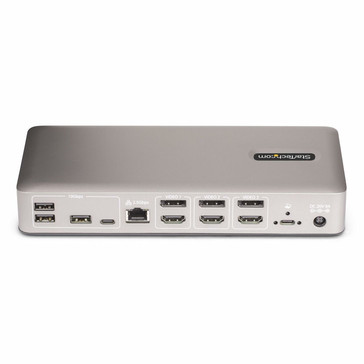 USB Hub Startech 150UE-USB4DOCKTRIPLE Grey