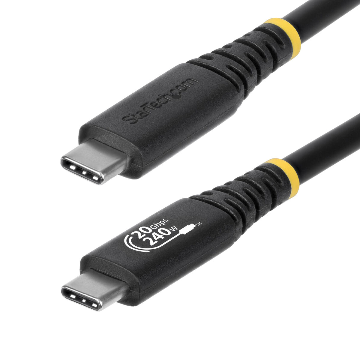 USB Cable Startech CC2M20GUSB4TP Black 2 m