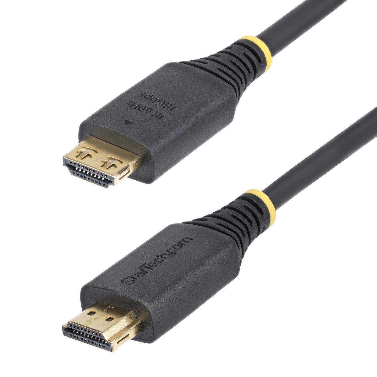 HDMI Cable Startech HDMI2-CABLE-GRIP-50C Black 50 cm