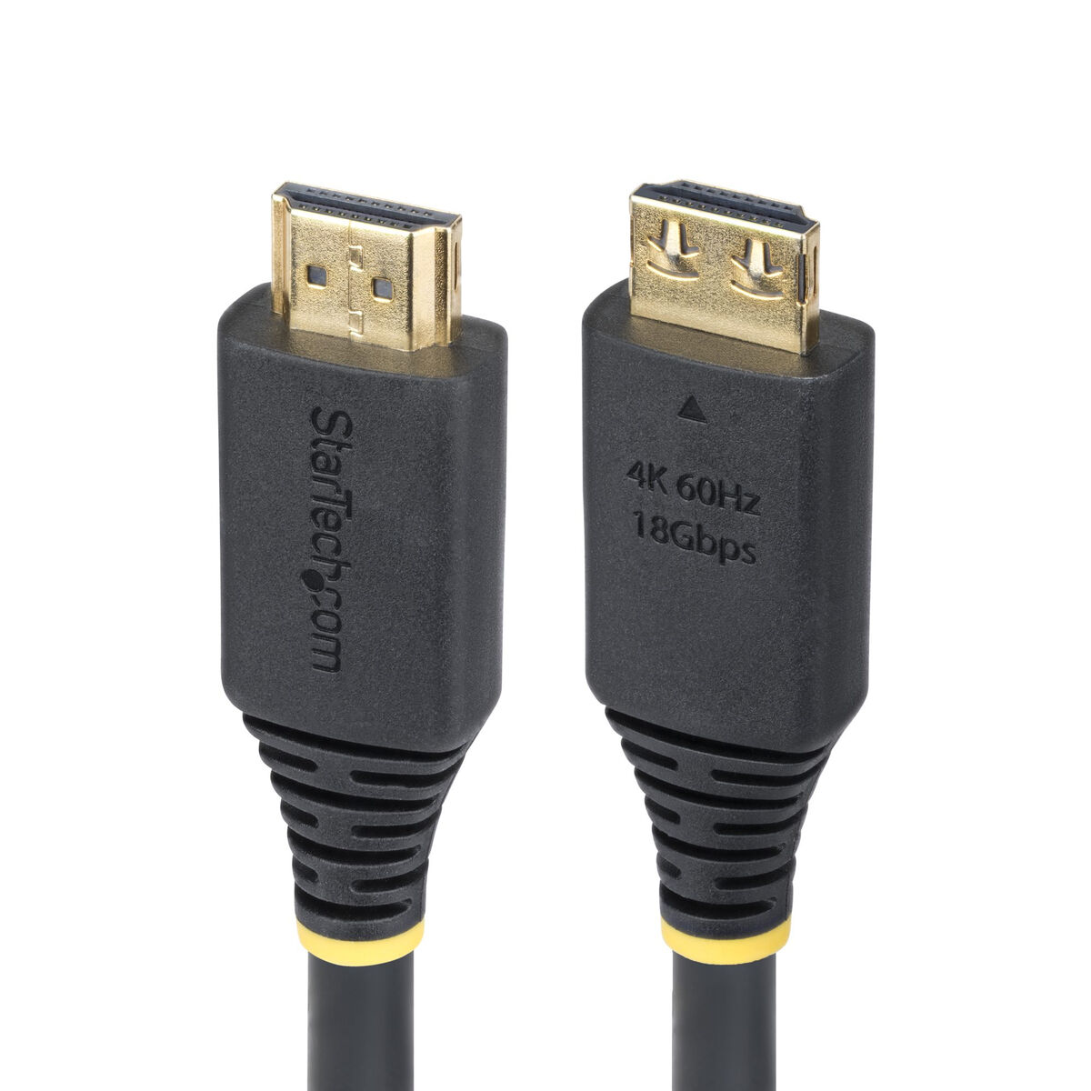 HDMI Cable Startech HDMI2-CABLE-GRIP-5M Black 5 m HDMI Cable Startech HDMI2-CABLE-GRIP-5M Black 5 m