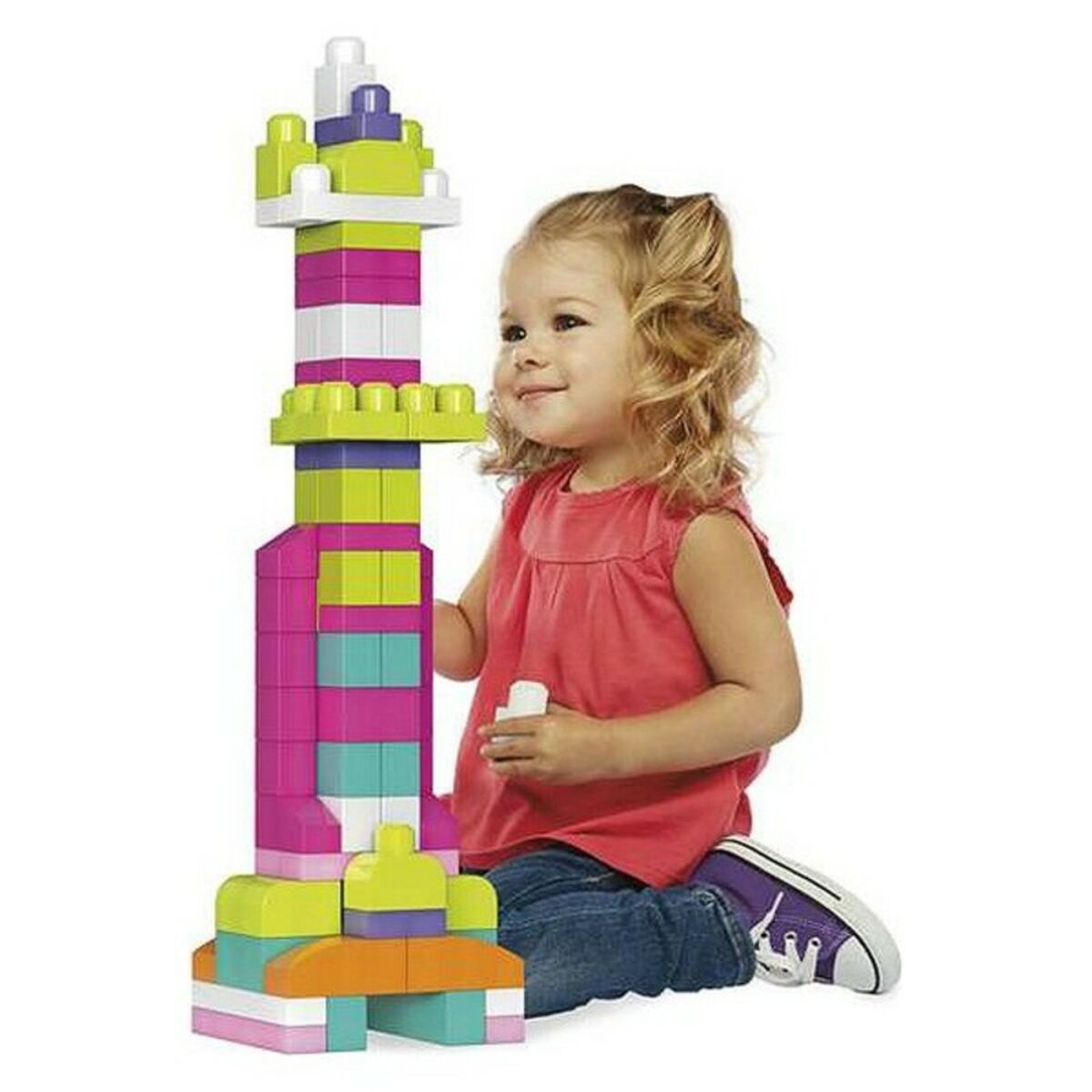 Building Blocks MEGA Mattel DCH54 Pink