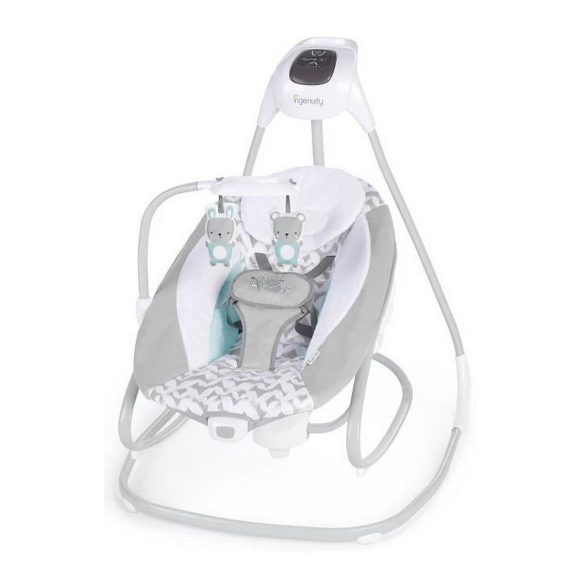 Rocking Chair Ingenuity 2-in-1 Swing Lounger – Raylan Grey White Rocking Chair Ingenuity 2-in-1 Swing Lounger – Raylan Grey White