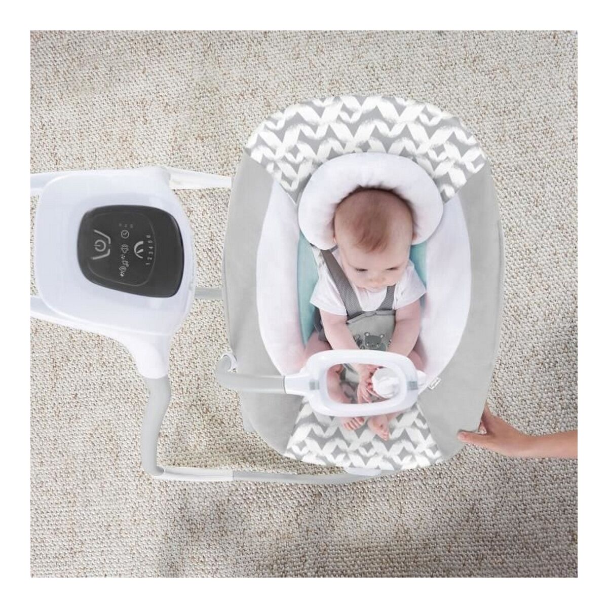 Rocking Chair Ingenuity 2-in-1 Swing Lounger – Raylan Grey White