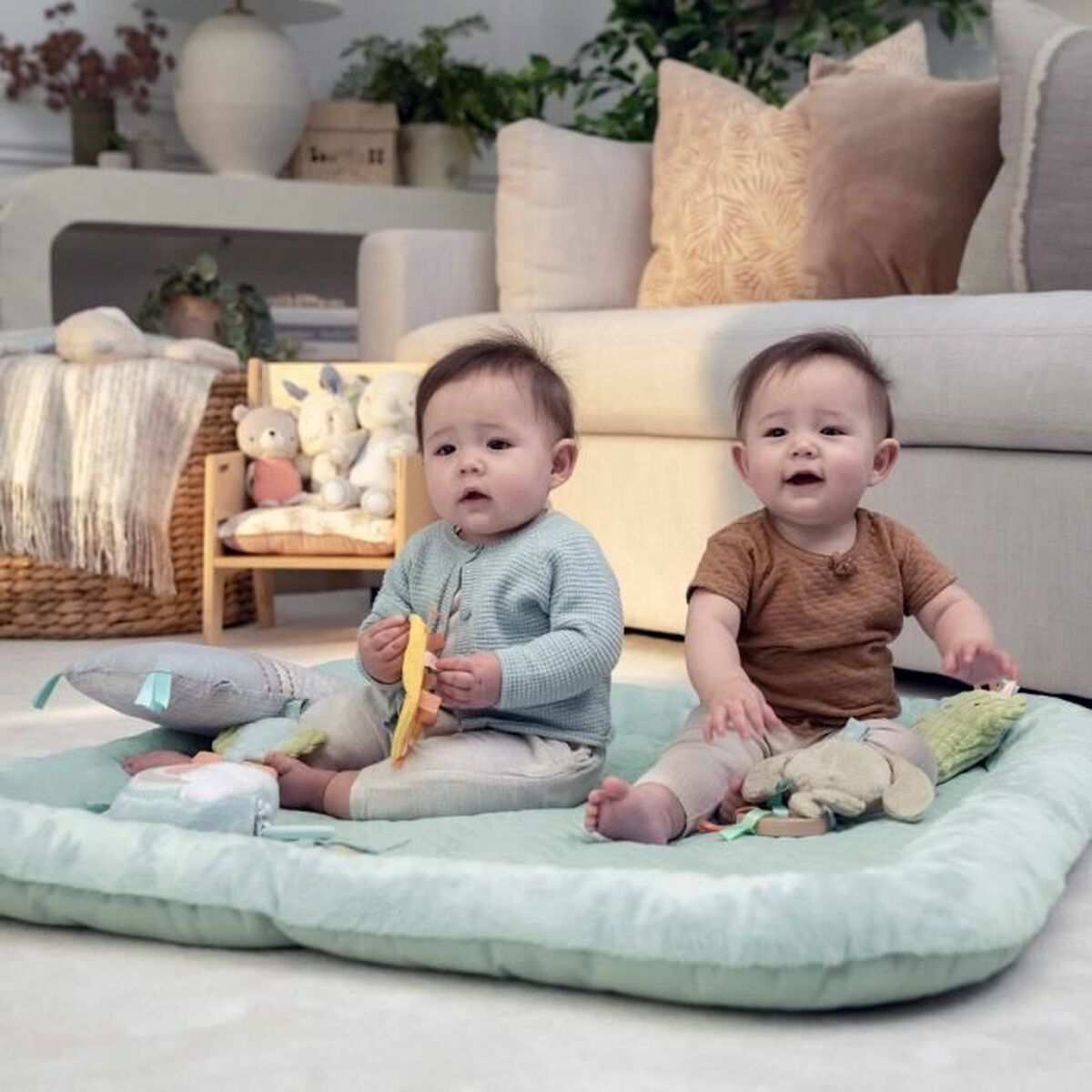 Play mat Ingenuity Cloth Foam 6 Pieces (6 Units)