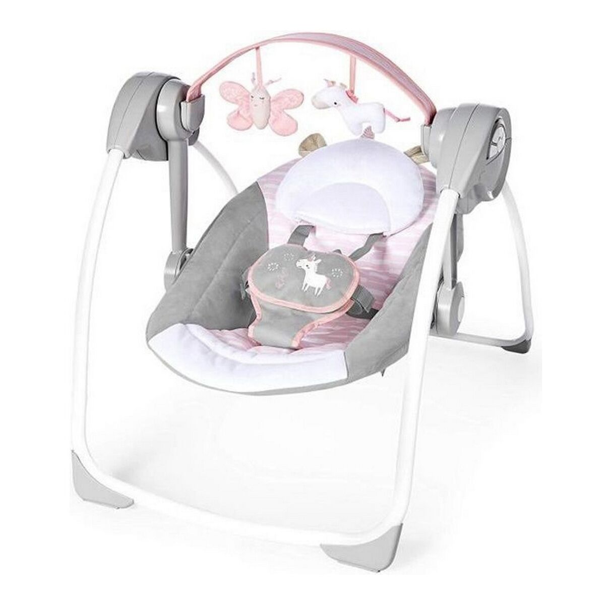 Rocking Chair Ingenuity Compact Swing – Flora Light Pink