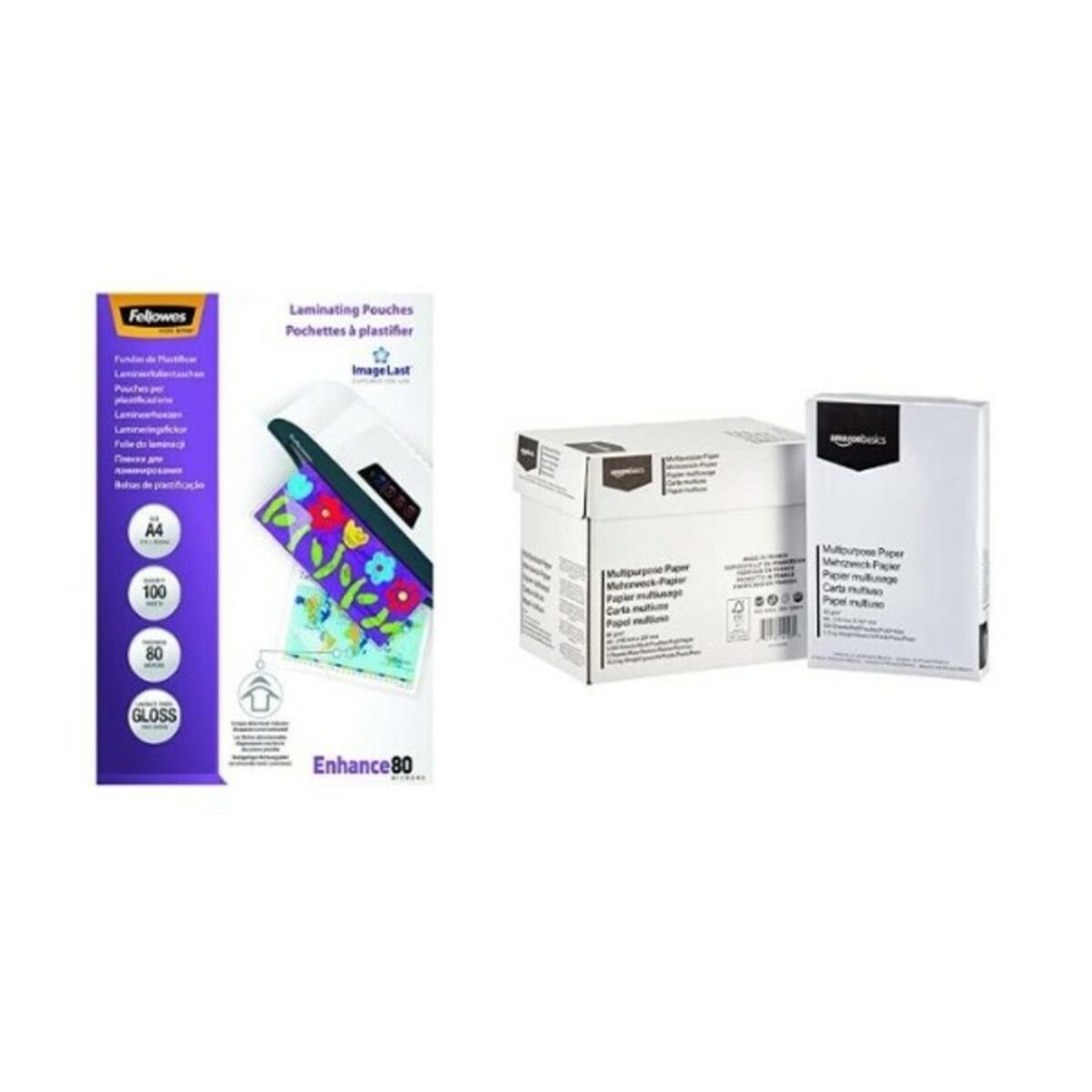 Laminating sleeves Fellowes 5306114 Transparent A4 (100 Units) Laminating sleeves Fellowes 5306114 Transparent A4 (100 Units)