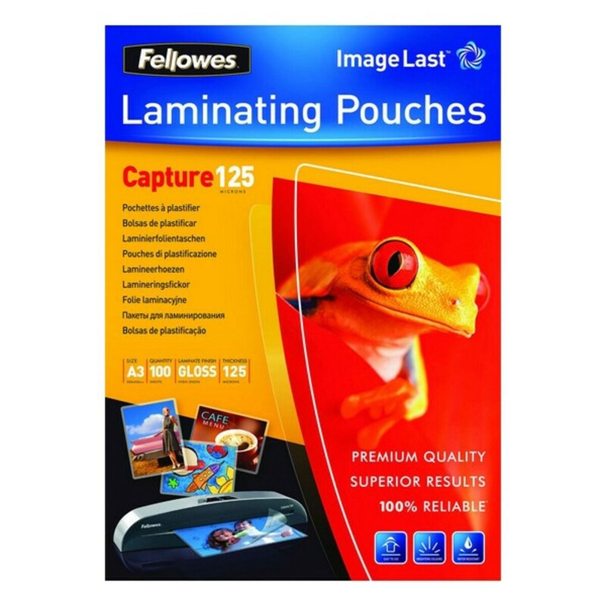 Sheets Fellowes 5307506 Laminate Transparent A3 (100 pcs) Sheets Fellowes 5307506 Laminate Transparent A3 (100 pcs)