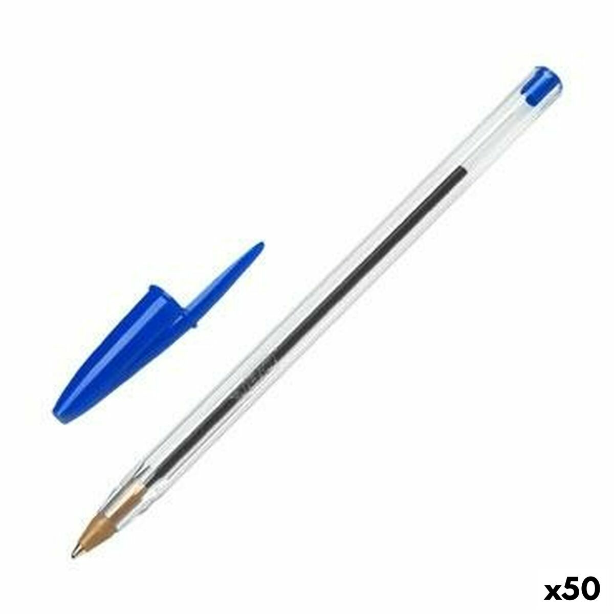 Pen Bic Cristal Original Blue 0,32 mm (50 Units) Pen Bic Cristal Original Blue 0,32 mm (50 Units)
