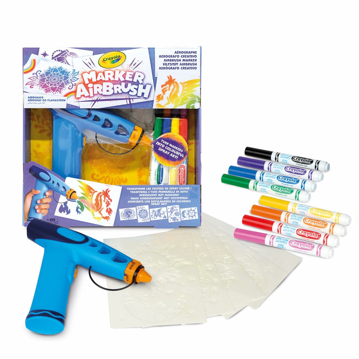 Drawing Set Crayola Marker Airbrush