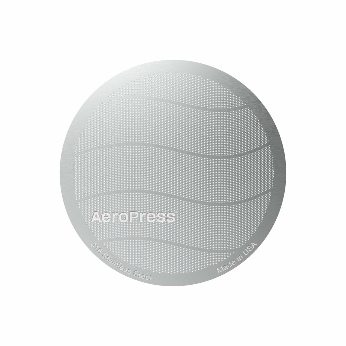 Coffee Maker Filter Aeropress 085276081885 Grey Stainless steel 1 Piece