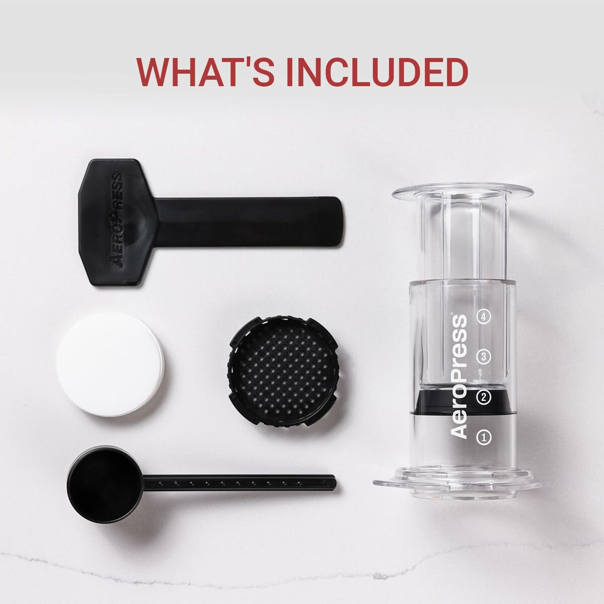 Portable Coffee Maker Aeropress Clear Transparent Tritan 250 ml