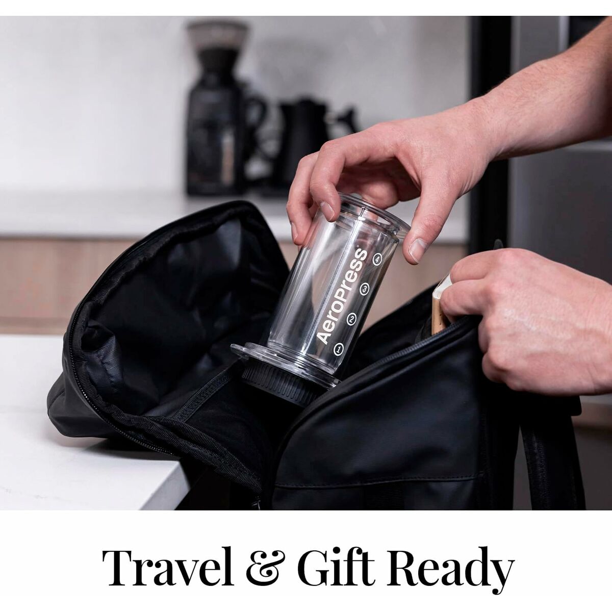 Portable Coffee Maker Aeropress Clear Transparent Tritan 250 ml