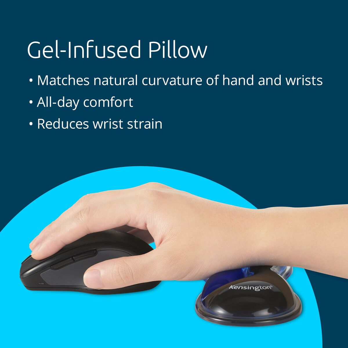 Mouse Mat Kensington K62439WW Blue Grey