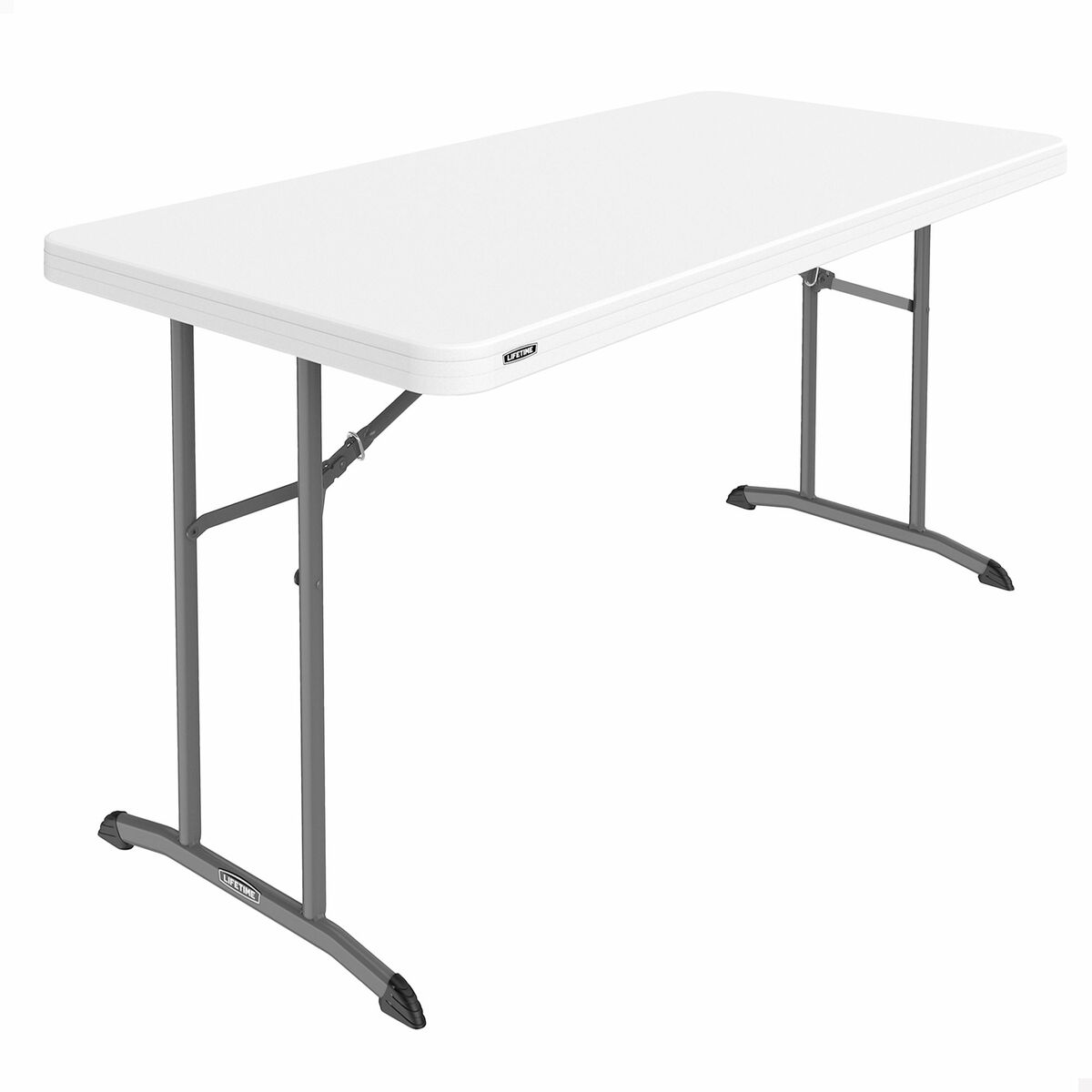 Folding Table Lifetime White 152 x 74 x 76 cm Folding Table Lifetime White 152 x 74 x 76 cm