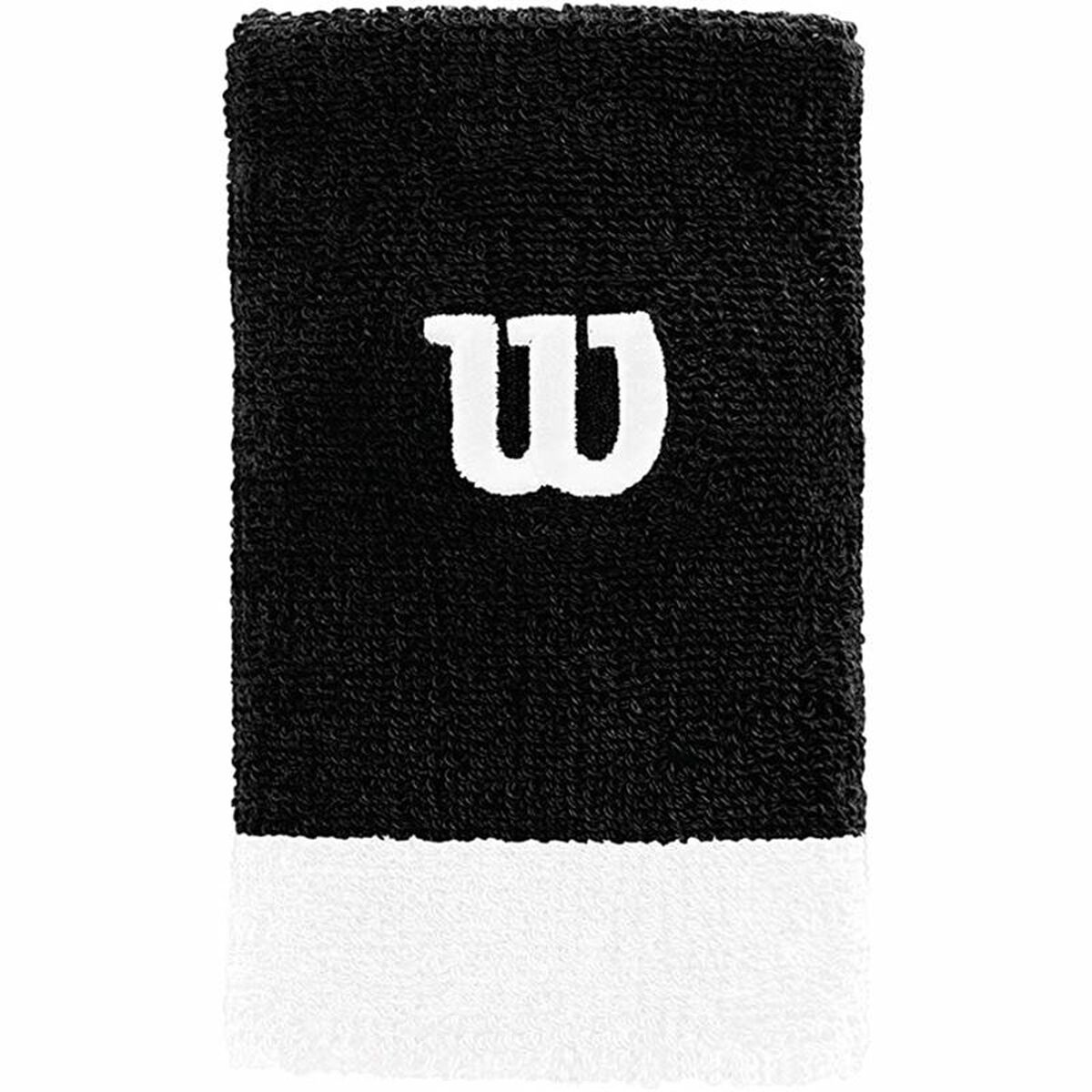 Sports Wristband Wilson Extra Wide White Sports Wristband Wilson Extra Wide White