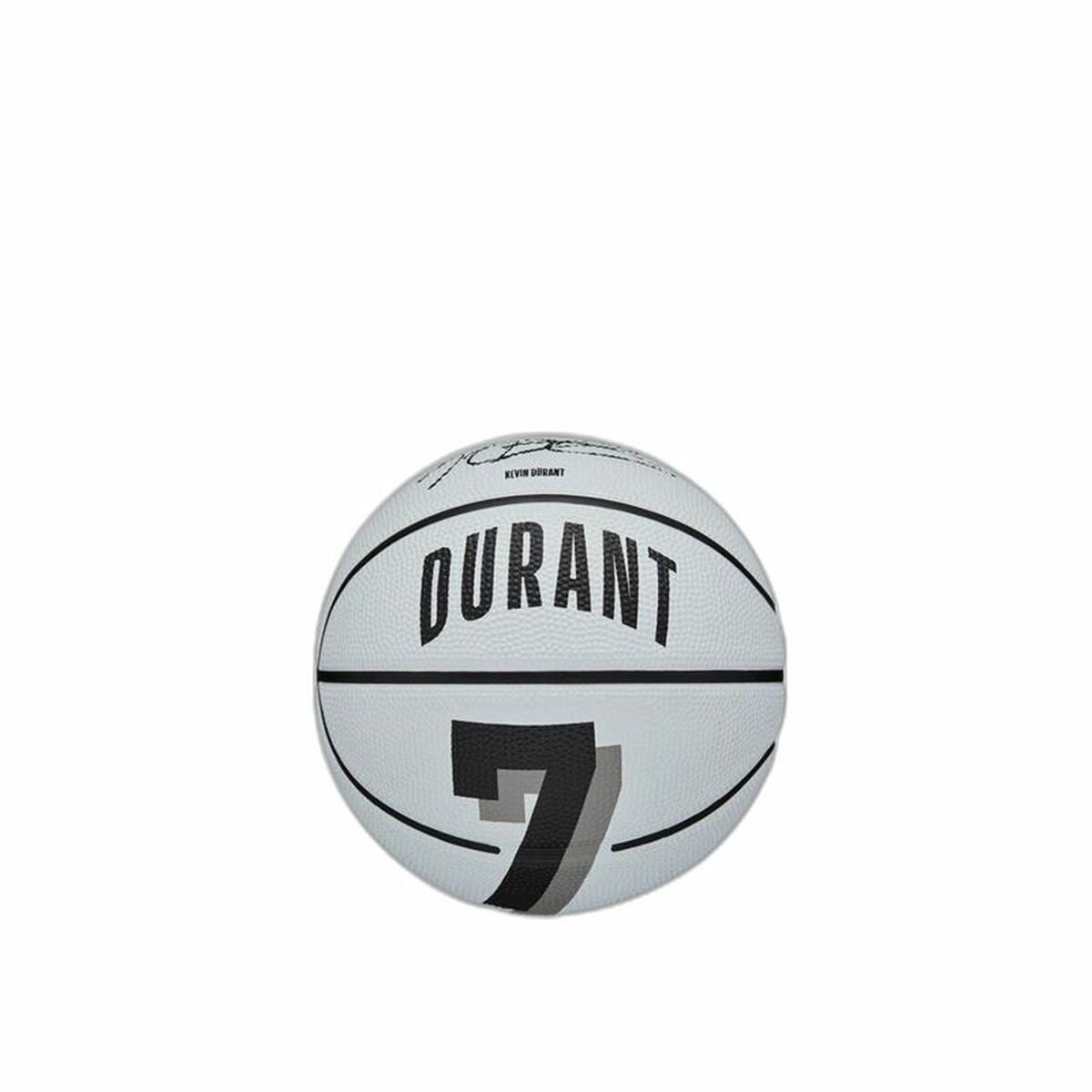 Basketball Ball Wilson Player Icon Mini Durant White (Size 3) Basketball Ball Wilson Player Icon Mini Durant White (Size 3)