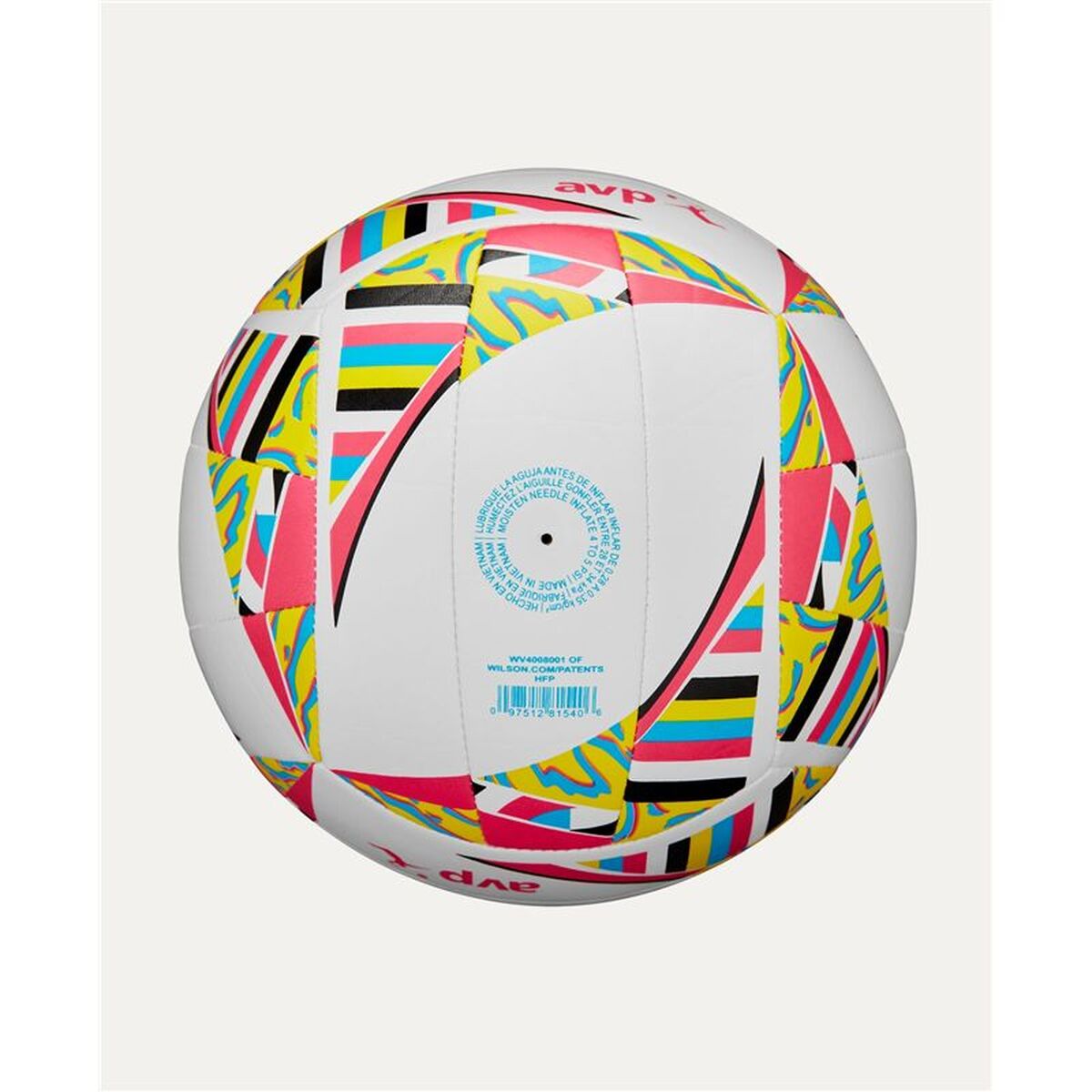 Beach Volleyball Ball Wilson Avp Movement Vb New Yellow White Rose TPU