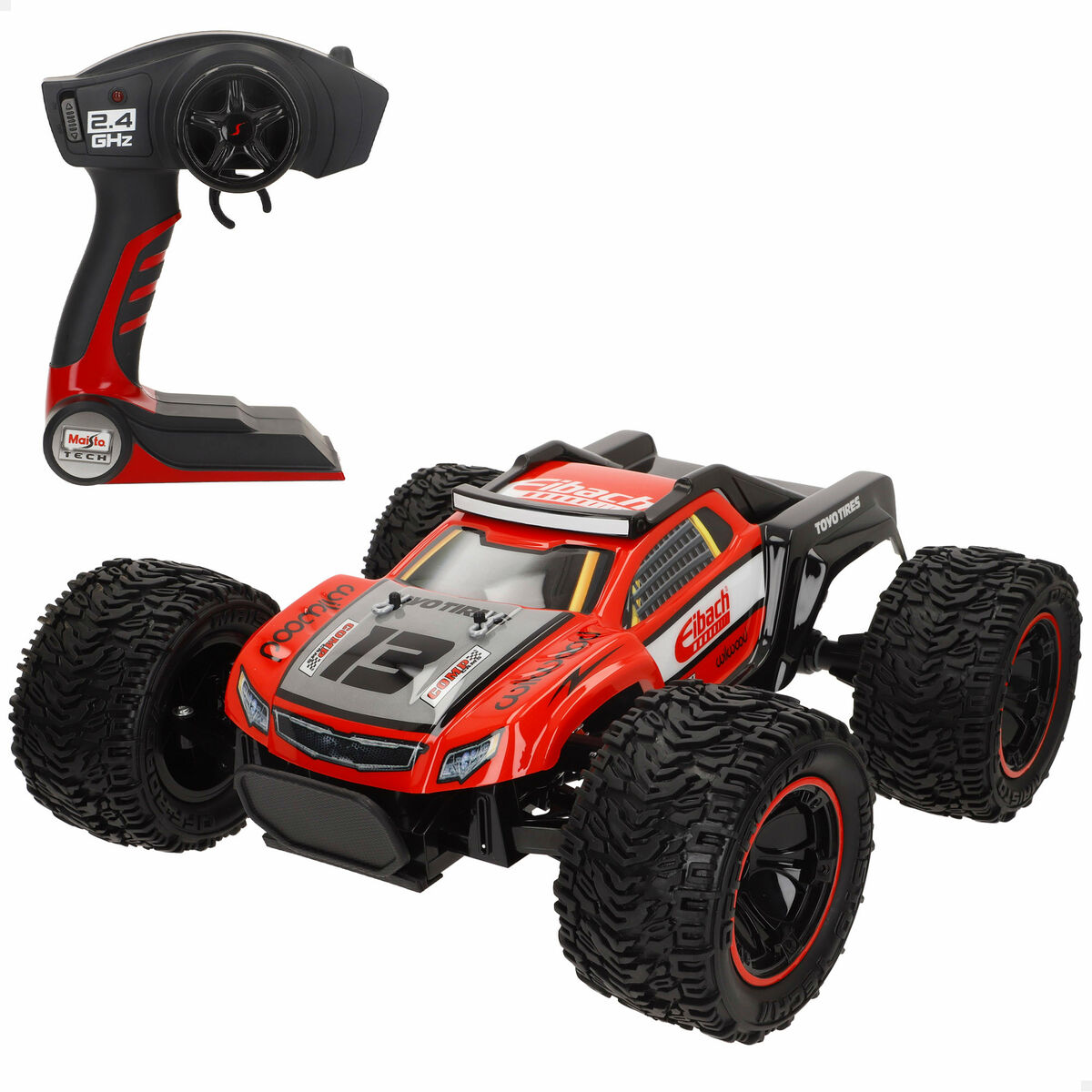 Remote-Controlled Car Maisto Trophy Truck Red 1:14 37 x 17 x 36 cm 2,4 GHz