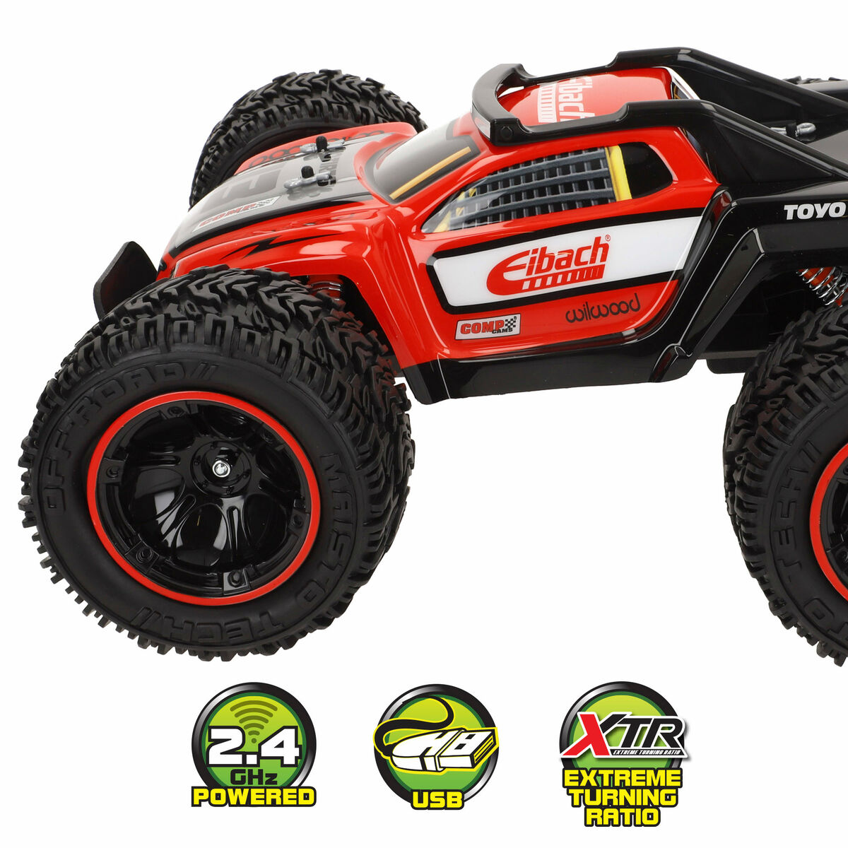 Remote-Controlled Car Maisto Trophy Truck Red 1:14 37 x 17 x 36 cm 2,4 GHz