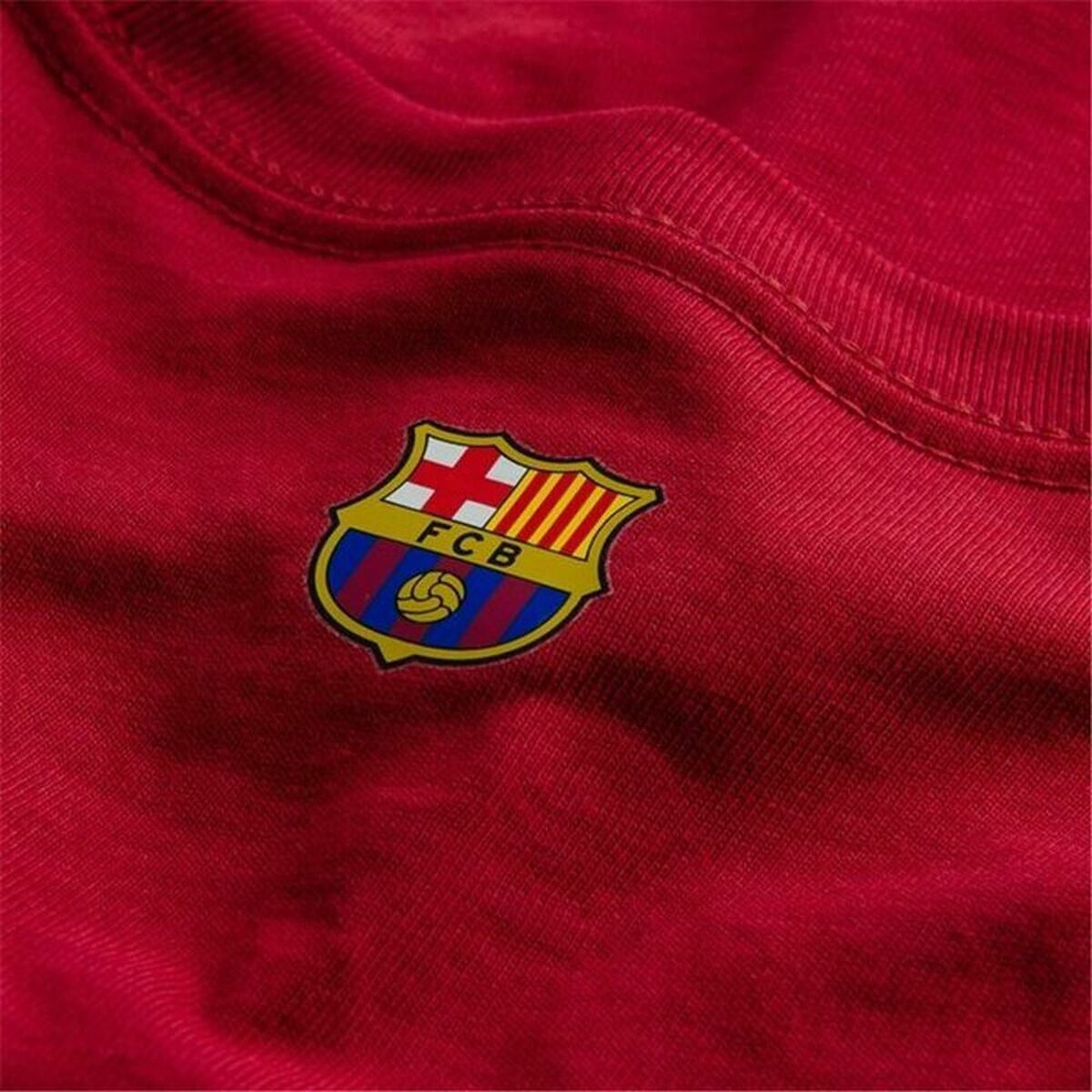 Child’s Short Sleeve T-Shirt Nike FC Barcelona Club Red