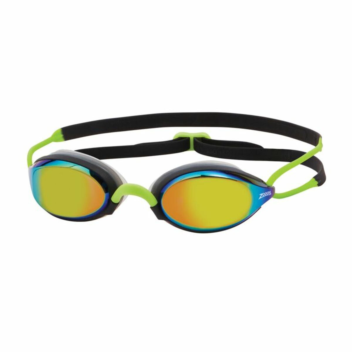 Swimming Goggles Zoggs Fusion Air Titanium Black Yellow One size Swimming Goggles Zoggs Fusion Air Titanium Black Yellow One size