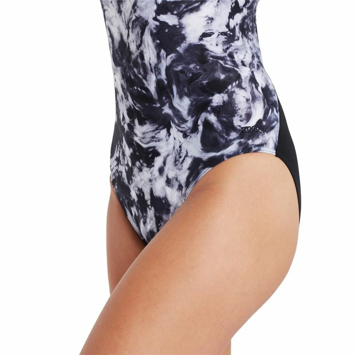 Womens Bathing Costume Zoggs Marble Powerback