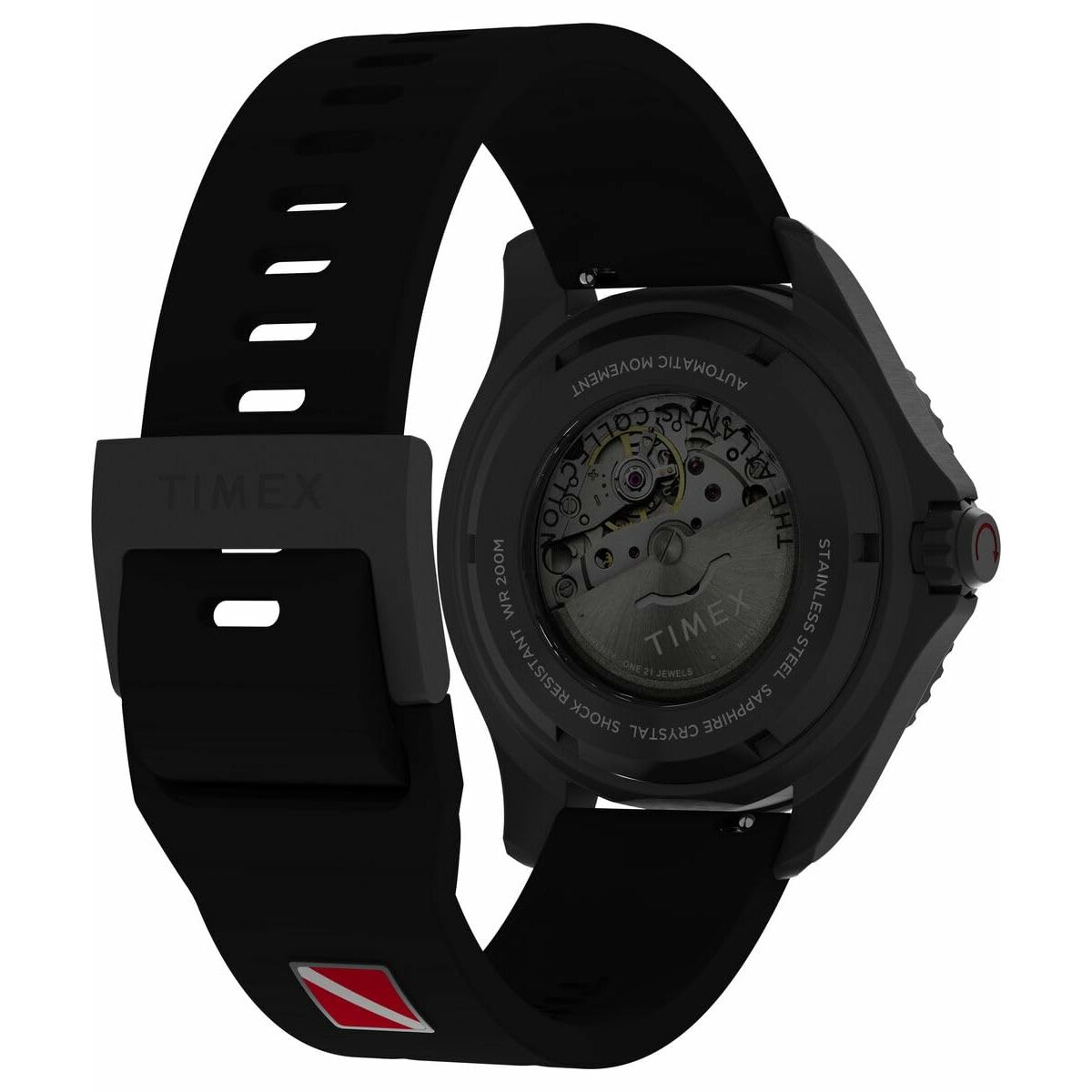 Men’s Watch Timex DEEP WATER TIBURON AUTOMATIC Black ( 44 mm)