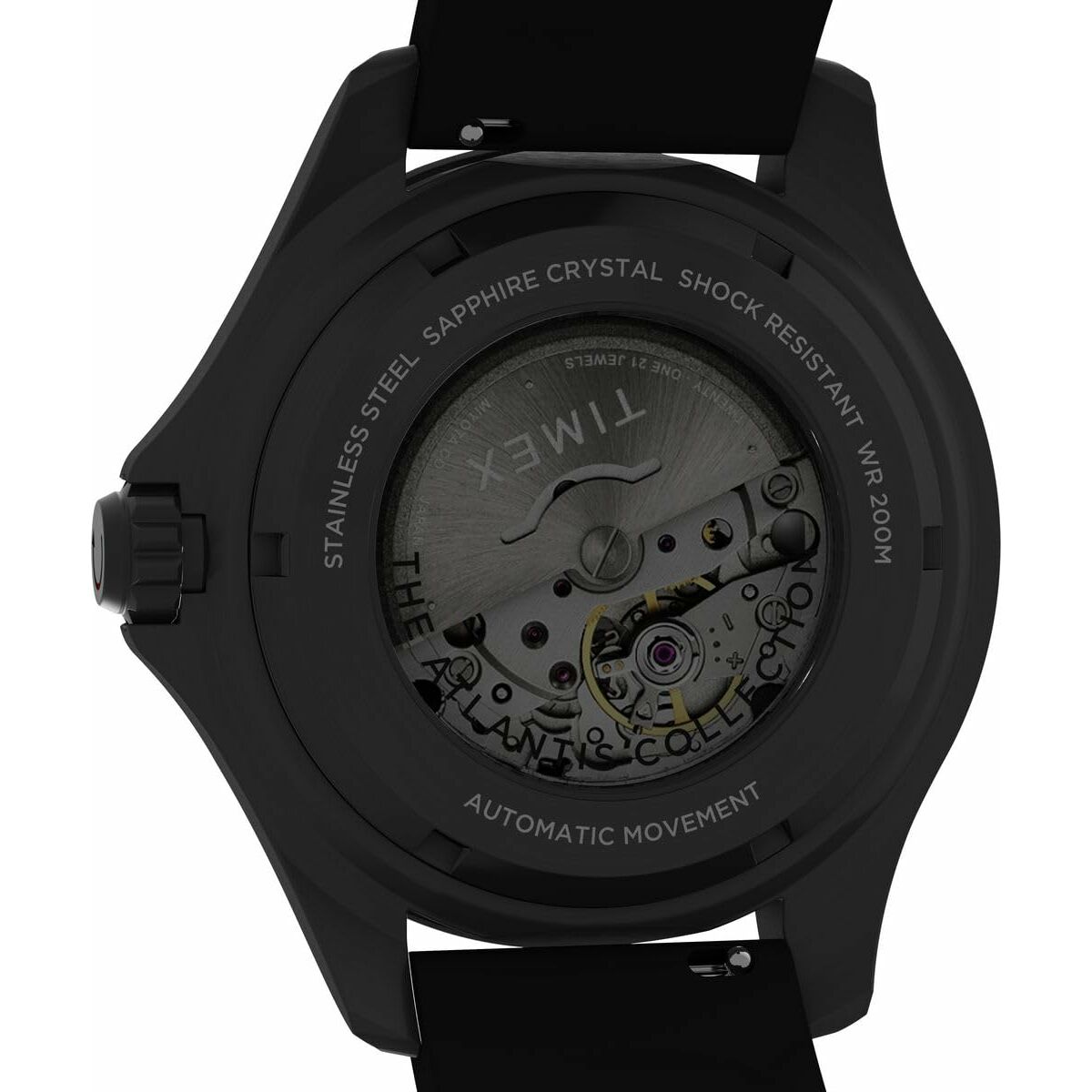 Men’s Watch Timex DEEP WATER TIBURON AUTOMATIC Black ( 44 mm)