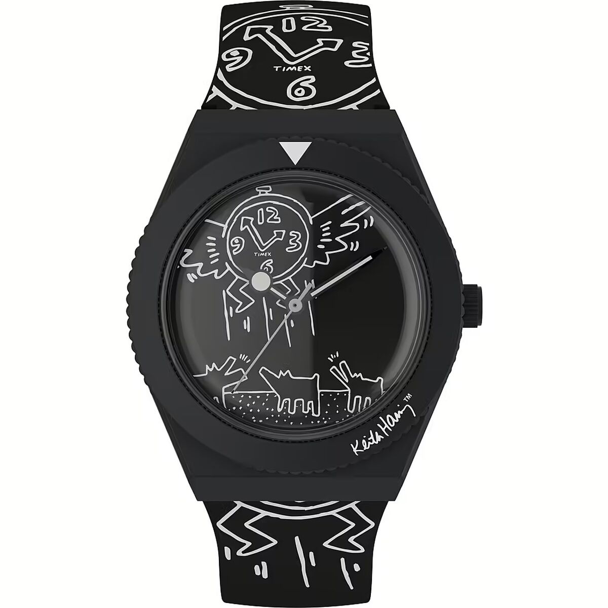 Men’s Watch Timex Q X KEITH HARING SPECIAL EDT. Black ( 38 mm)