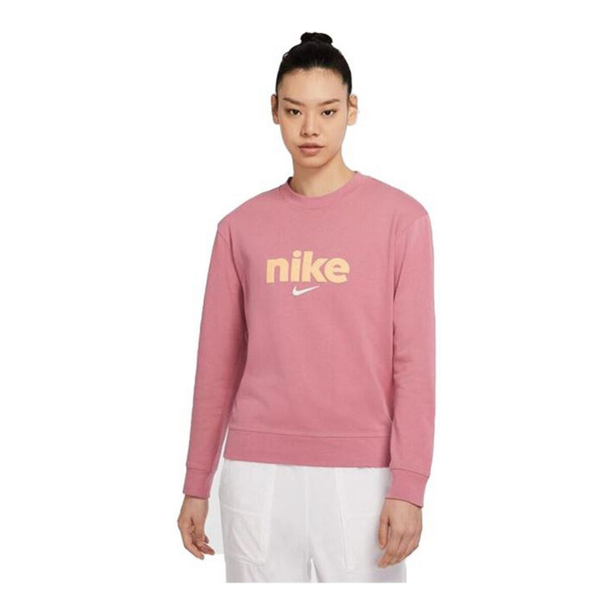 Women’s long sleeve T-shirt Nike Crew Pink