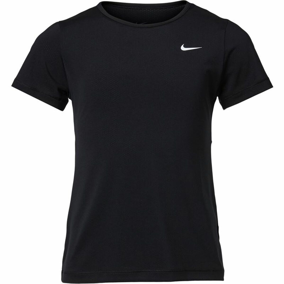 Child’s Short Sleeve T-Shirt Nike Pro Black 92 % Polyester 8 % Spandex