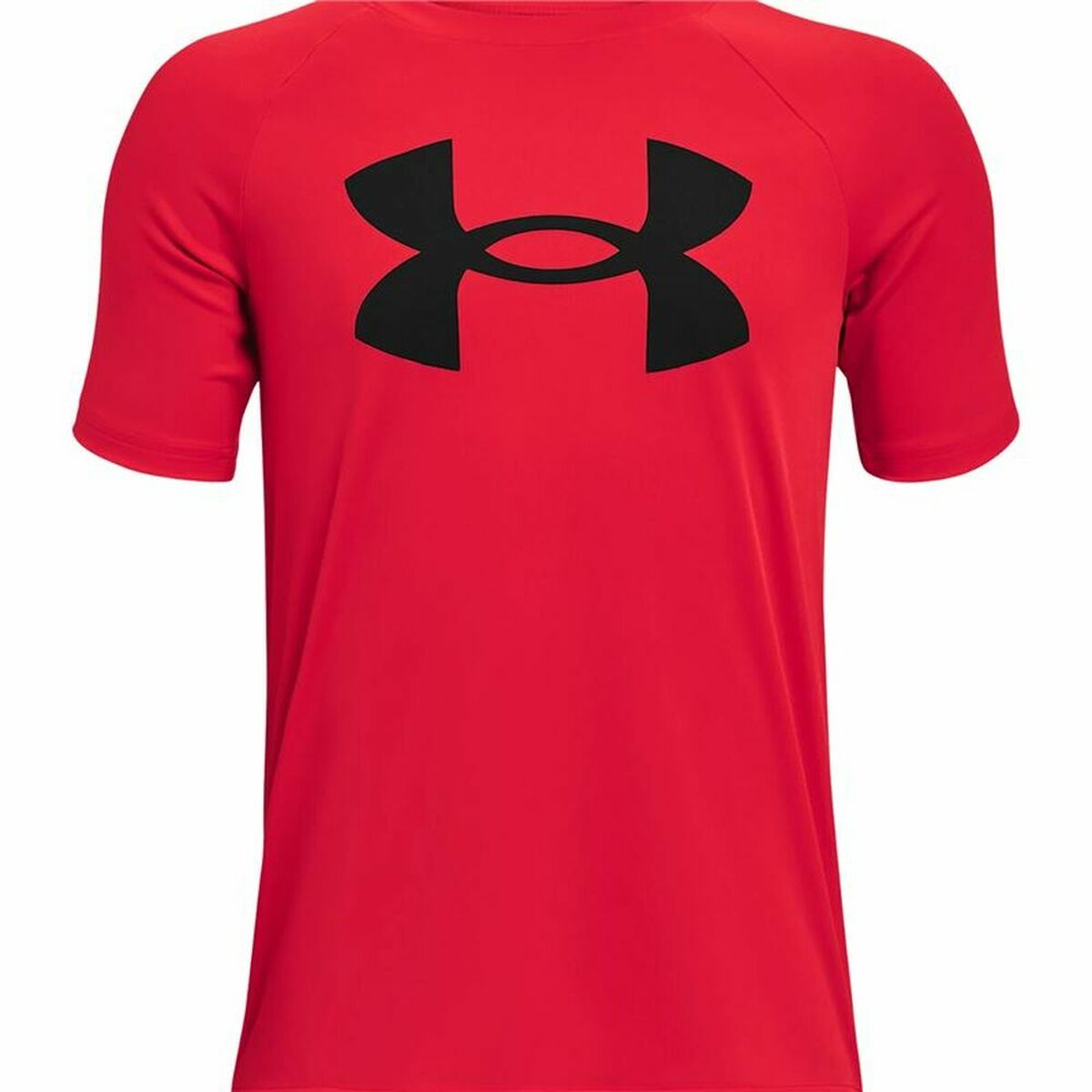 Child’s Short Sleeve T-Shirt Under Armour  Tech Big Logo Red
