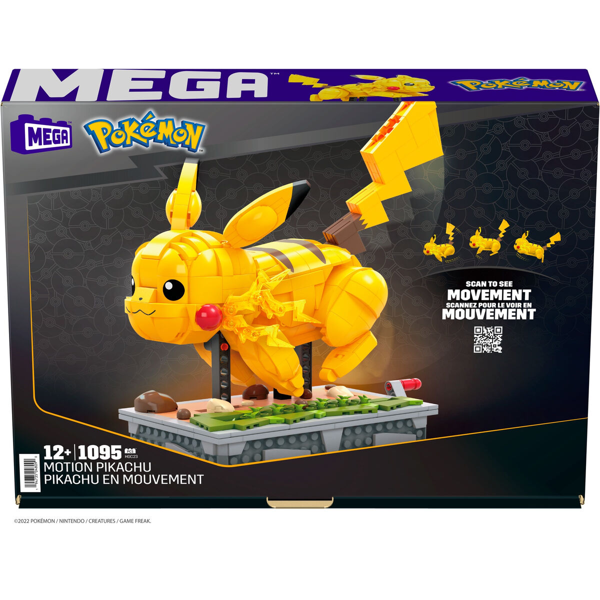 Construction kit Pokmon Mega Construx – Motion Pikachu 1095 Pieces