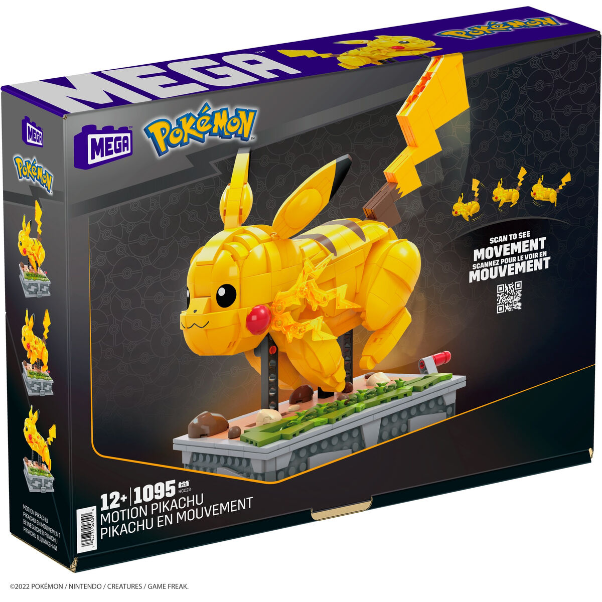 Construction kit Pokmon Mega Construx – Motion Pikachu 1095 Pieces