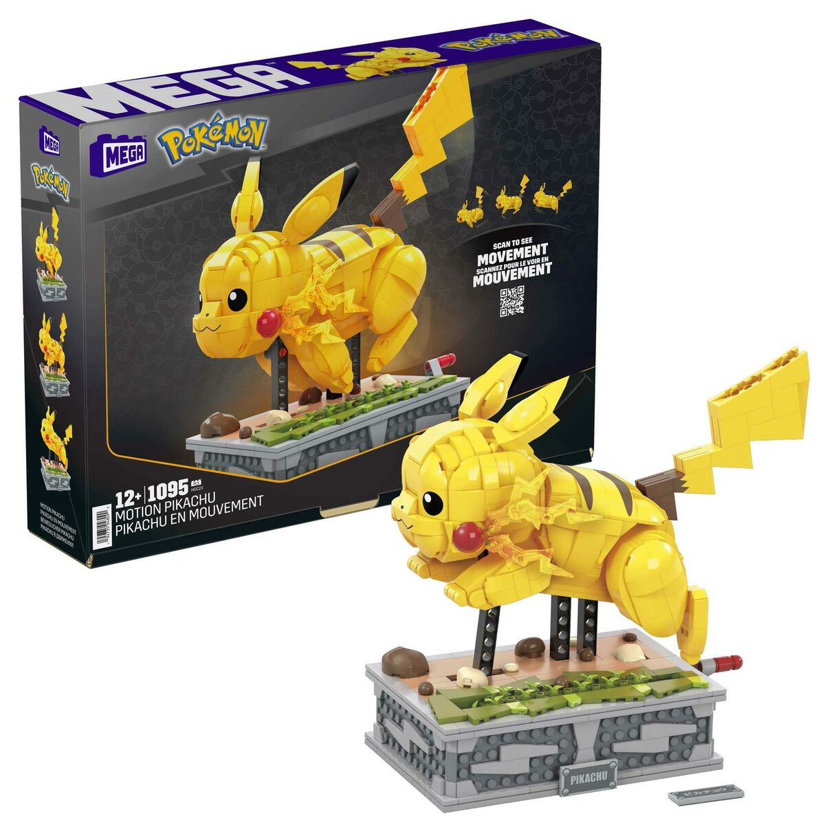 Construction kit Pokmon Mega Construx – Motion Pikachu 1095 Pieces
