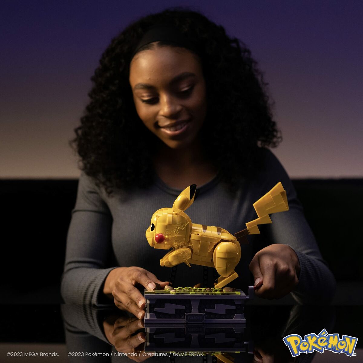 Construction kit Pokmon Mega Construx – Motion Pikachu 1095 Pieces
