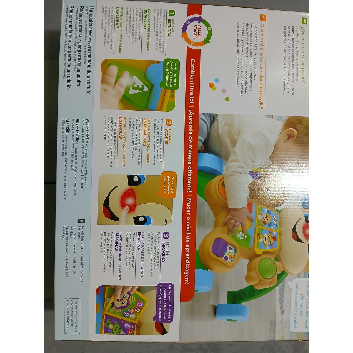 Wheeled walking frame Fisher Price Sound Dog Lights Multilanguage