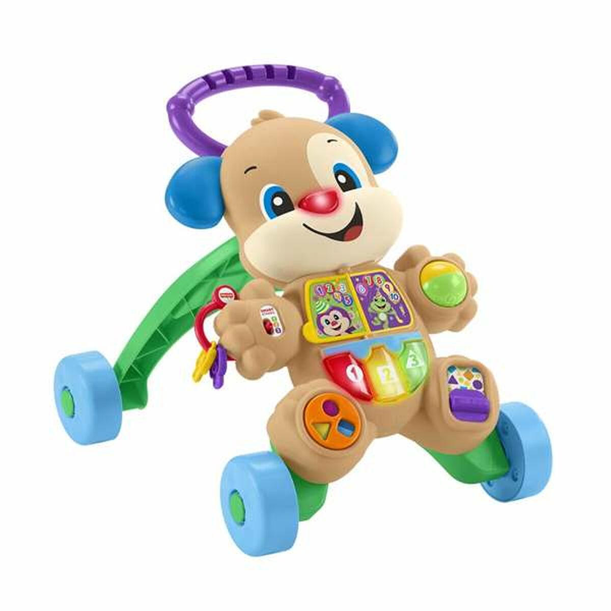 Wheeled walking frame Fisher Price Sound Dog Lights Multilanguage Wheeled walking frame Fisher Price Sound Dog Lights Multilanguage