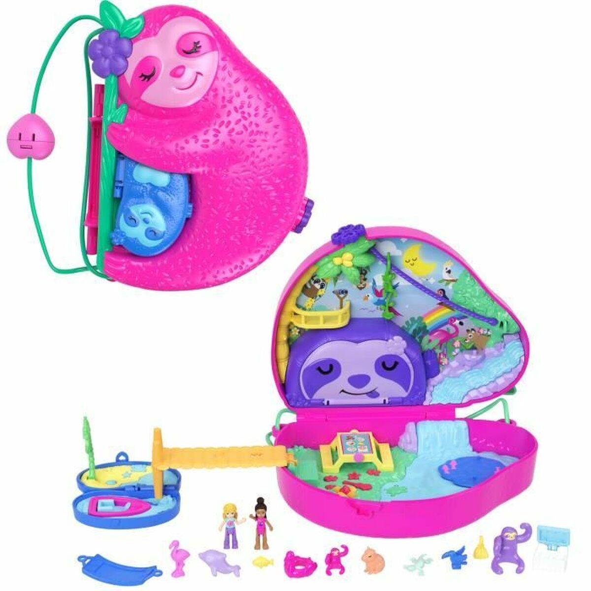 Playset Polly Pocket SAC SURPRISES PARESSEUX Playset Polly Pocket SAC SURPRISES PARESSEUX