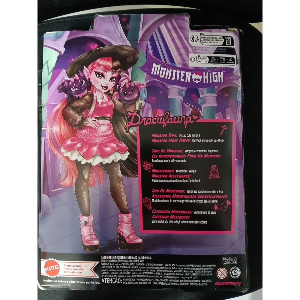 Zombie Doll Monster High Draculaura (Refurbished A)