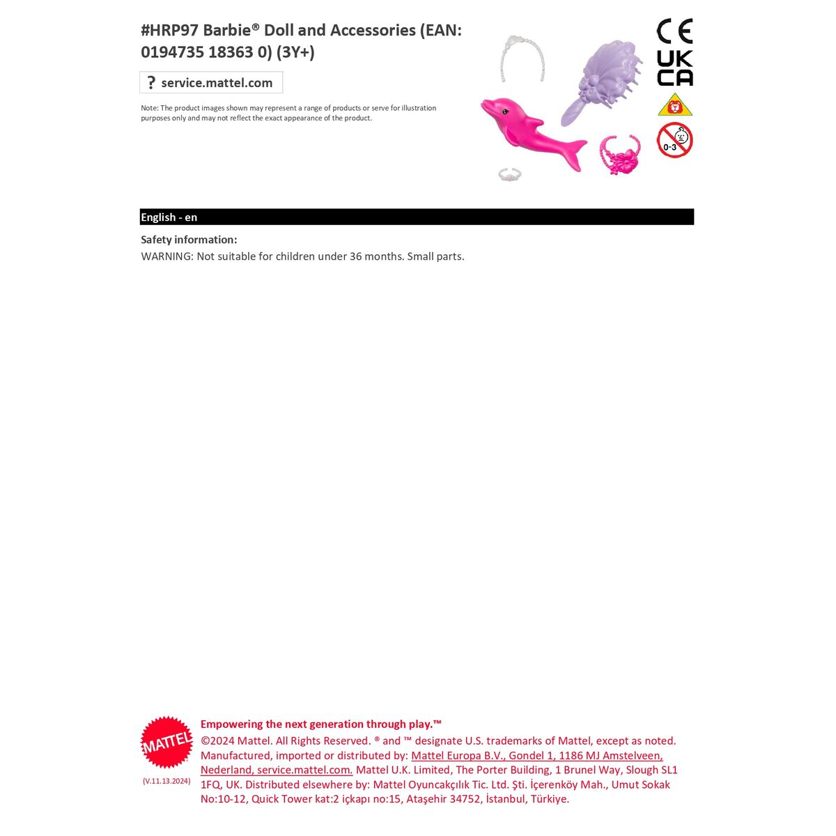 Doll Barbie Malib  Articulated Mermaid